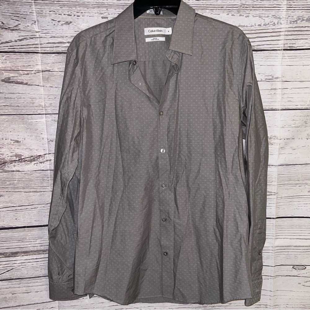 💙Calvin Klein Slim Fit Button Down Shirt